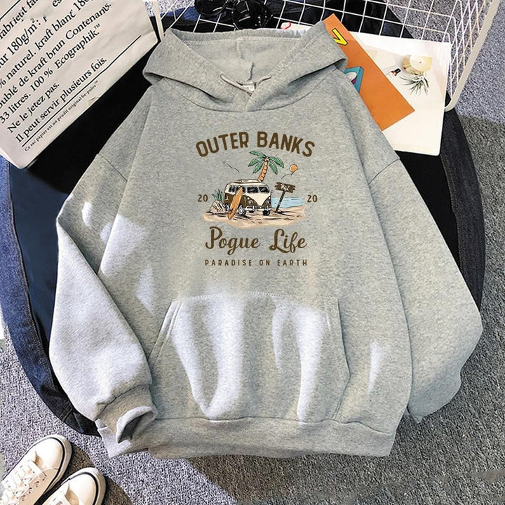 Oversized Cozy Unisex Hoodie - Pullover, Polyester, Casual