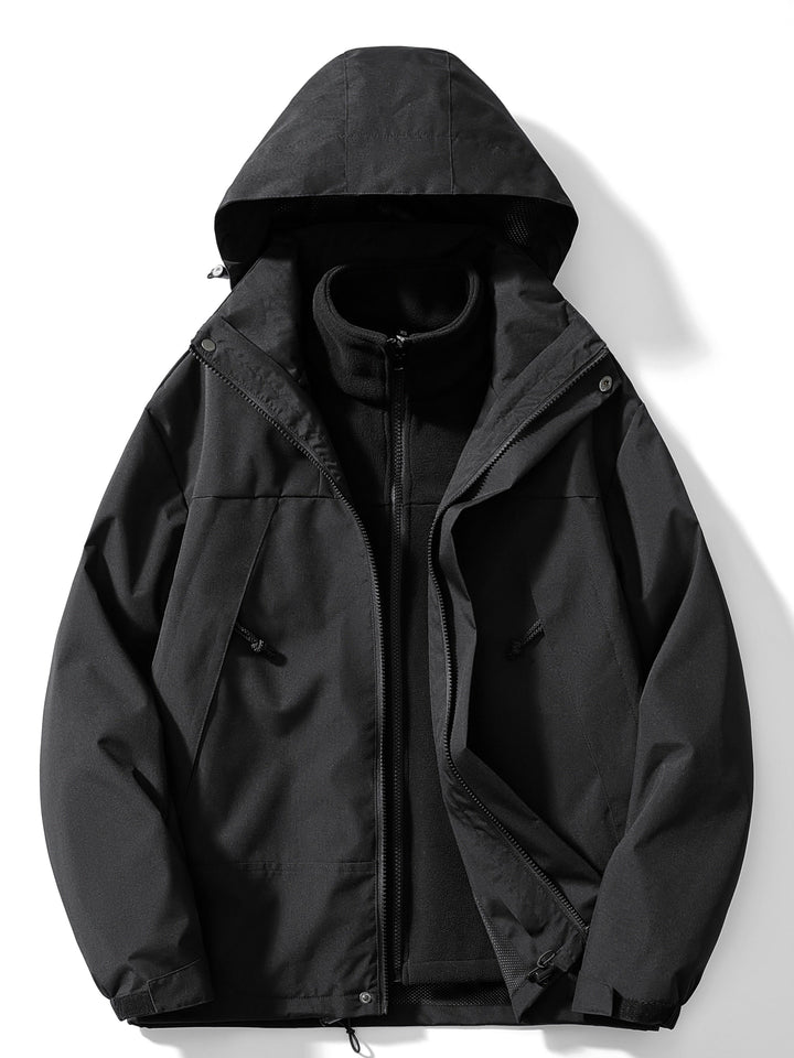 Waterproof Women’s 3-in-1 Jacket - Relaxed Fleece Winter