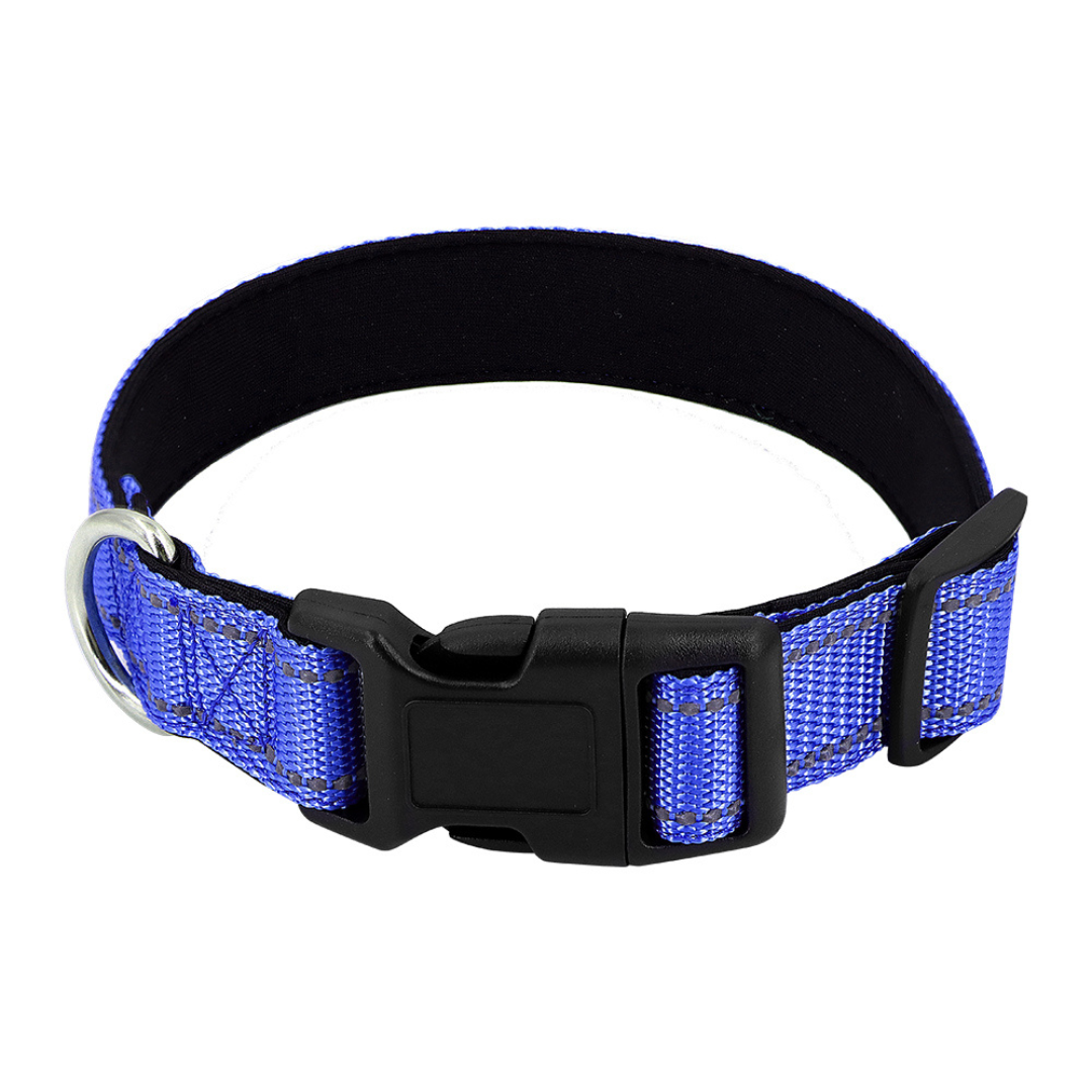 Reflective Dog Collar Quick-Lock Buckle - Safe Night Walks, Fall 2025 Gift Idea For Pets