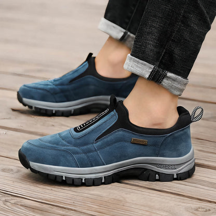 Orthopedic Hiking Shoes for Women with Non-Slip Rubber Sole and Comfortable Round Toe Design