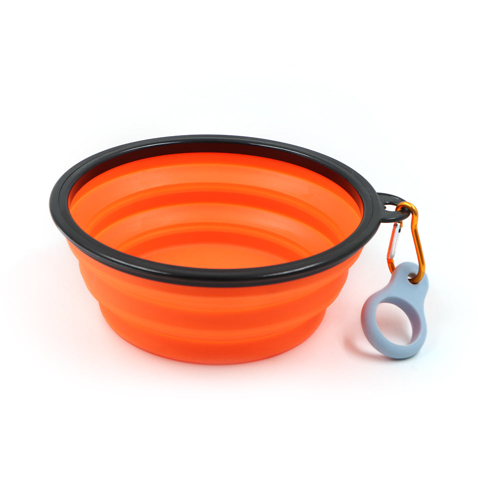 Collapsible Travel Bowl With Clip Silicone Dog Bowl Portable Pet Hydration For Travel 2025 Holiday