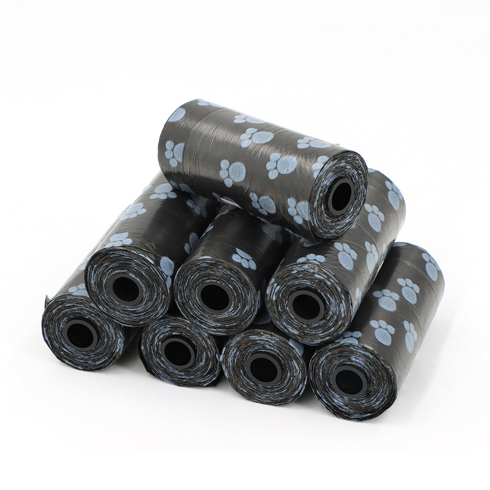 Dog Waste Bags With Dispenser - Heavy-Duty Leak-Proof Poop Bags, 8 Rolls Of 15, Travel-Ready Fall 2025