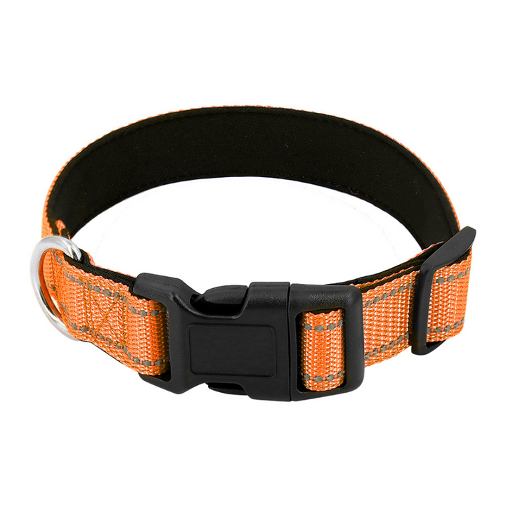 Reflective Dog Collar Quick-Lock Buckle - Safe Night Walks, Fall 2025 Gift Idea For Pets