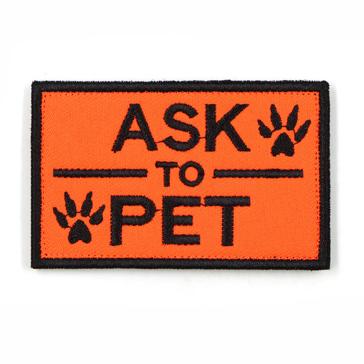Dog Harness Patches Set 12 Hook And Loop Patches For Harnesses Do Not Pet Service In Training USA Flag Fall 2025 Gift