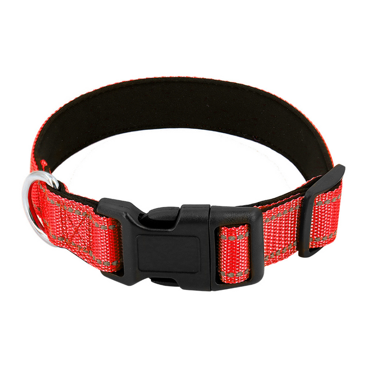 Reflective Dog Collar Quick-Lock Buckle - Safe Night Walks, Fall 2025 Gift Idea For Pets