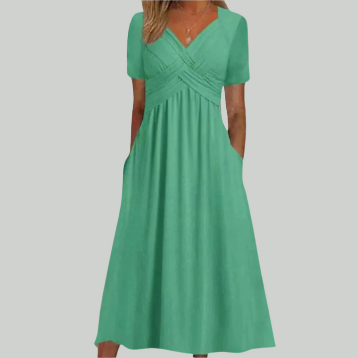 Elegant V-Neck Women&