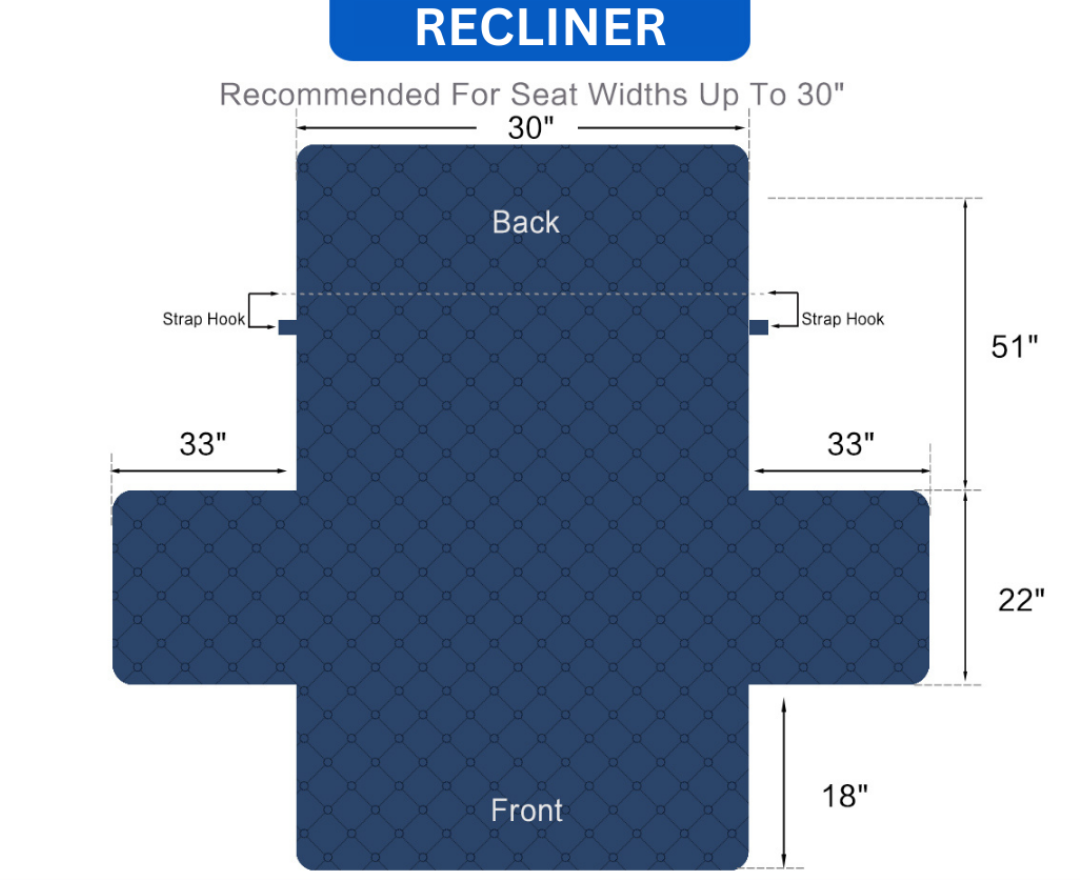 Couch Cover Furniture Protector With Side Pockets And Back Straps Reversible colours Fall 2025 Pet Friendly