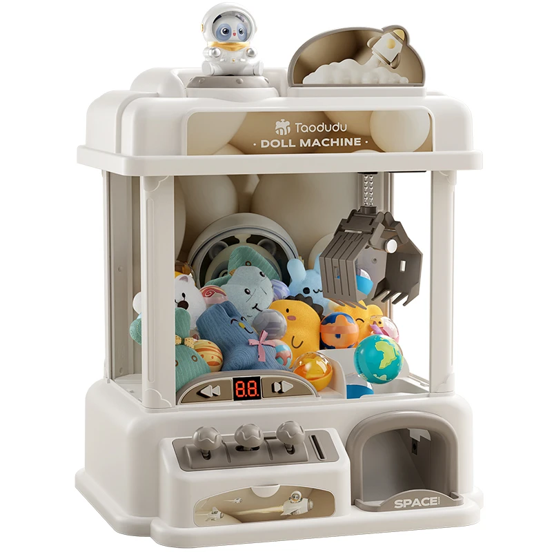 Pro Kit Coin Operated Mini Claw Machine for Kids Arcade Game with Plush Prizes