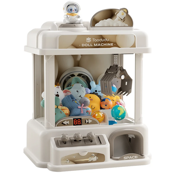 Pro Kit Coin Operated Mini Claw Machine for Kids Arcade Game with Plush Prizes