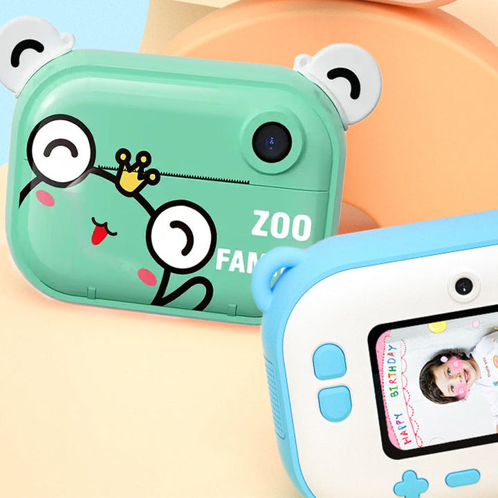 Kid Instant Print Camera - Fun Photography for Kids, Lightweight, Easy to Use, Black &amp; White Prints