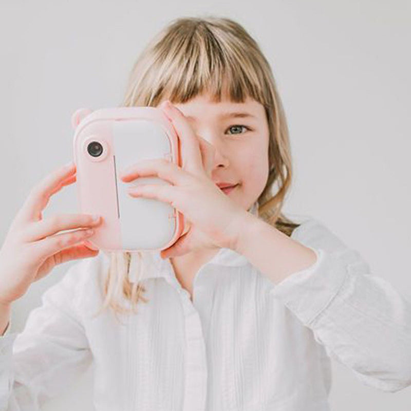Kid Instant Print Camera - Fun Photography for Kids, Lightweight, Easy to Use, Black &amp; White Prints