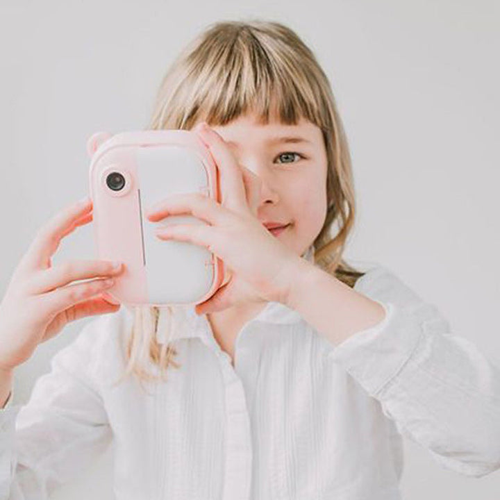 Kid Instant Print Camera - Fun Photography for Kids, Lightweight, Easy to Use, Black &amp; White Prints