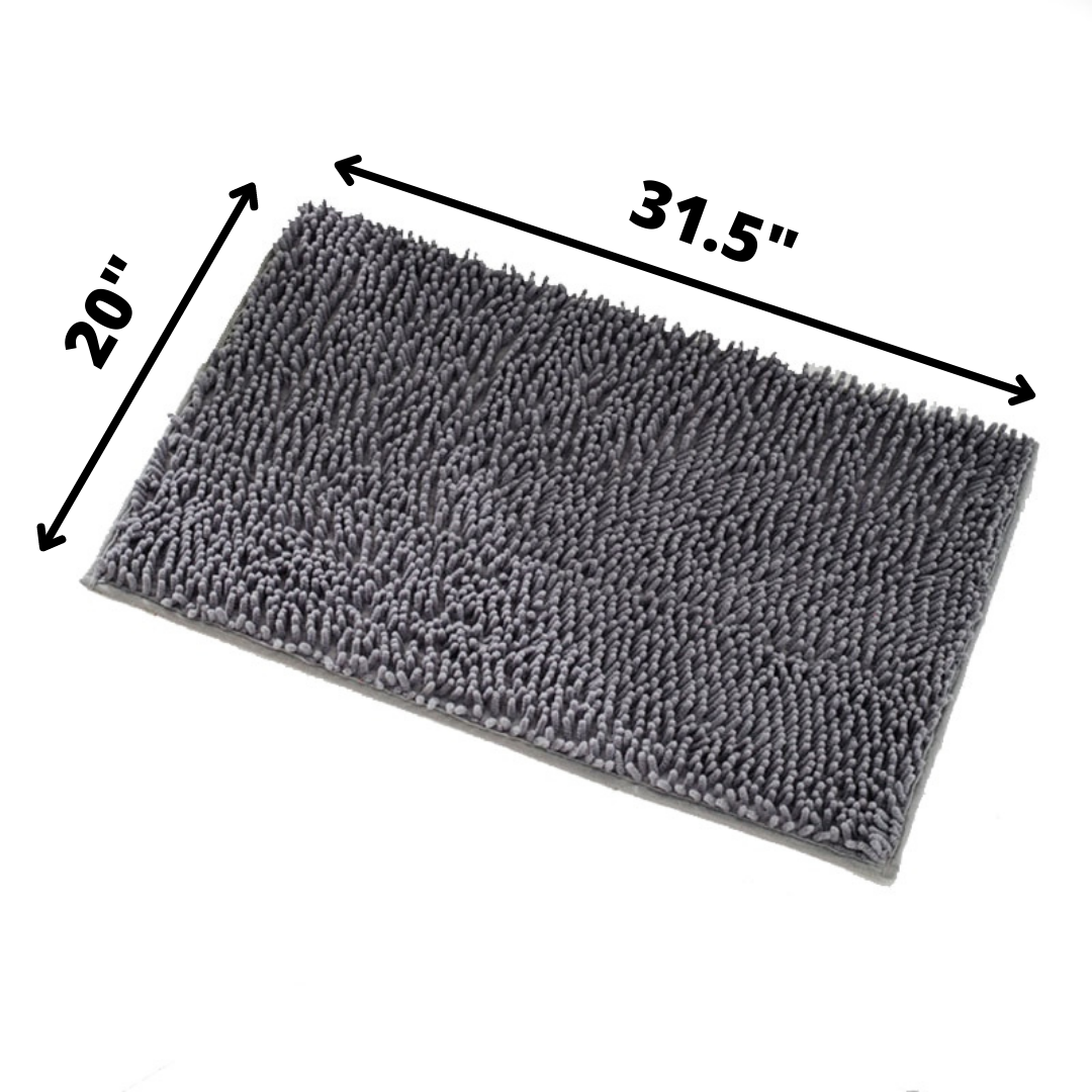 Paw-Drying Floor Mat With Superabsorbent Quick-Dry Microfiber Non-Slip Backing 31.5x20 Inches Fall 2025 Pet Care Gift