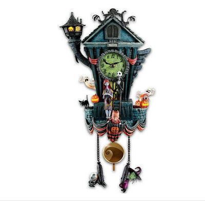 Staring Clock Resin Pendant Ornament Gothic Halloween