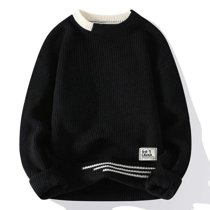 Soft Mens Crewneck Sweater - Relaxed Knit, Warm Casual