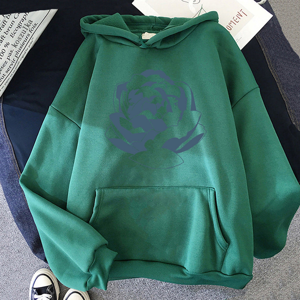 Oversized Cozy Hoodie - Pullover, Polyester, Streetwear
