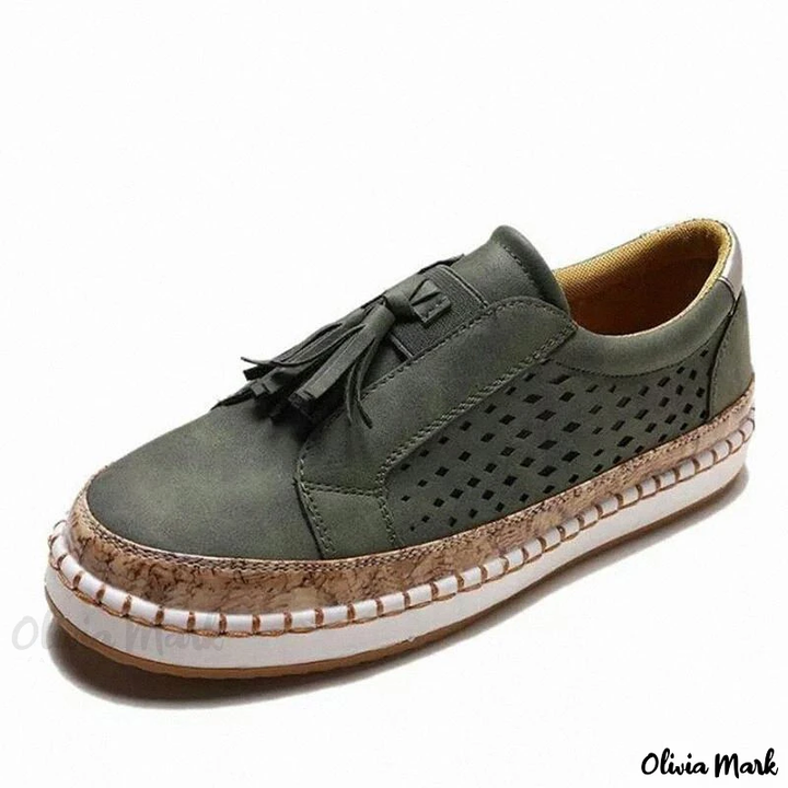 Moccasin Slippers for Women, Comfortable Low Heel Slip-On Shoes in Various colors