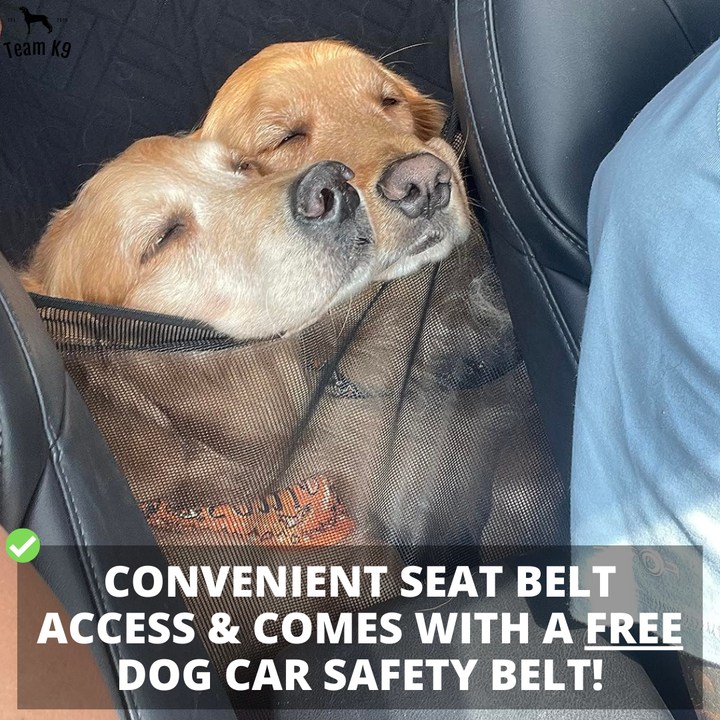 Car Seat Cover Hammock Waterproof Protector With Storage Pockets And Mesh Window For Cars And Trucks Fall 2025 Gift