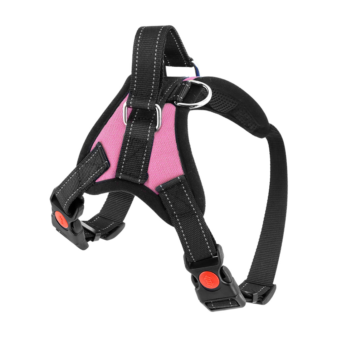 Dog Harness No-Choke Adjustable Safety Harness Fall 2025 Trend Breathable Padding For Gentle Control