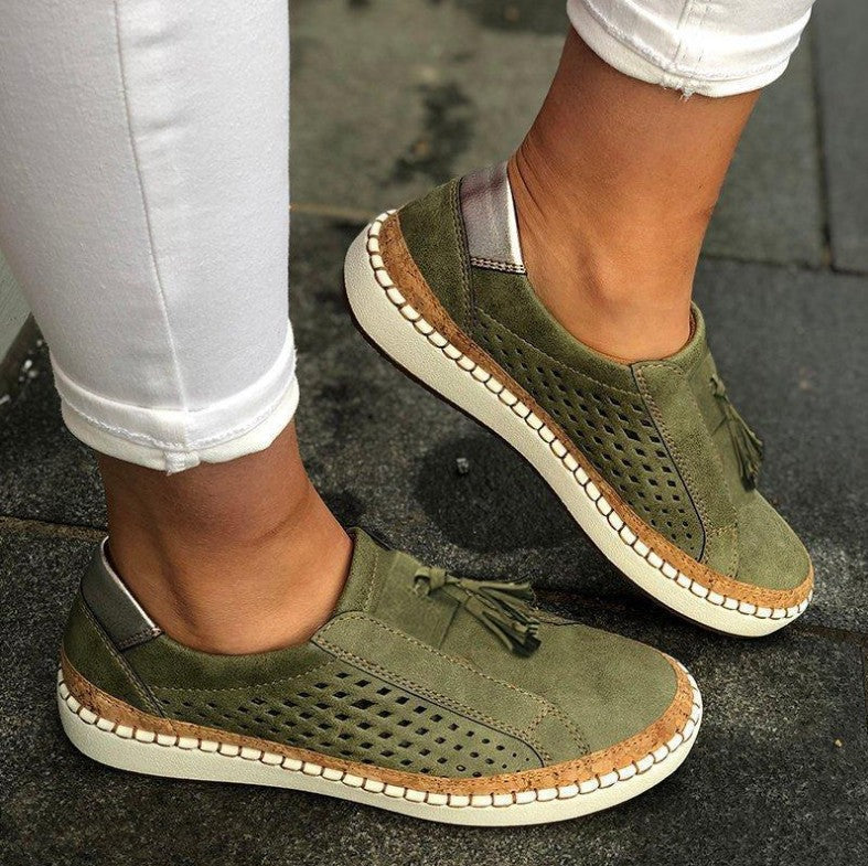 Breathable Slip-On Shoes with Orthopedic Support and Lightweight Comfort for Everyday Wear