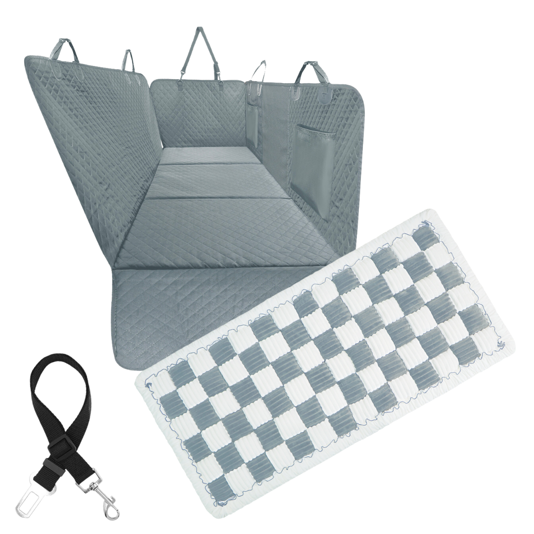 Car Seat Cover Hammock Waterproof Protector With Storage Pockets And Mesh Window For Cars And Trucks Fall 2025 Gift