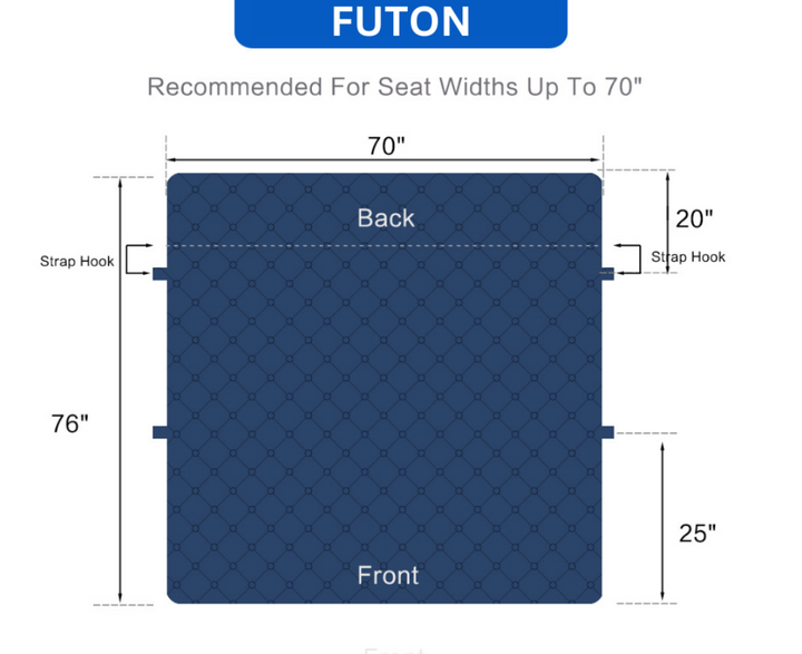 Couch Cover Furniture Protector With Side Pockets And Back Straps Reversible colours Fall 2025 Pet Friendly