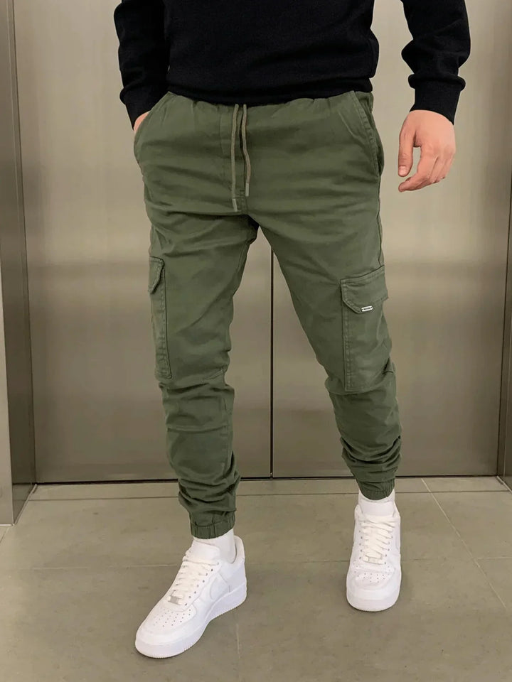Comfortable Loose Fit  Cargo Pants for Women with Practical Pockets and Elastic Waistband