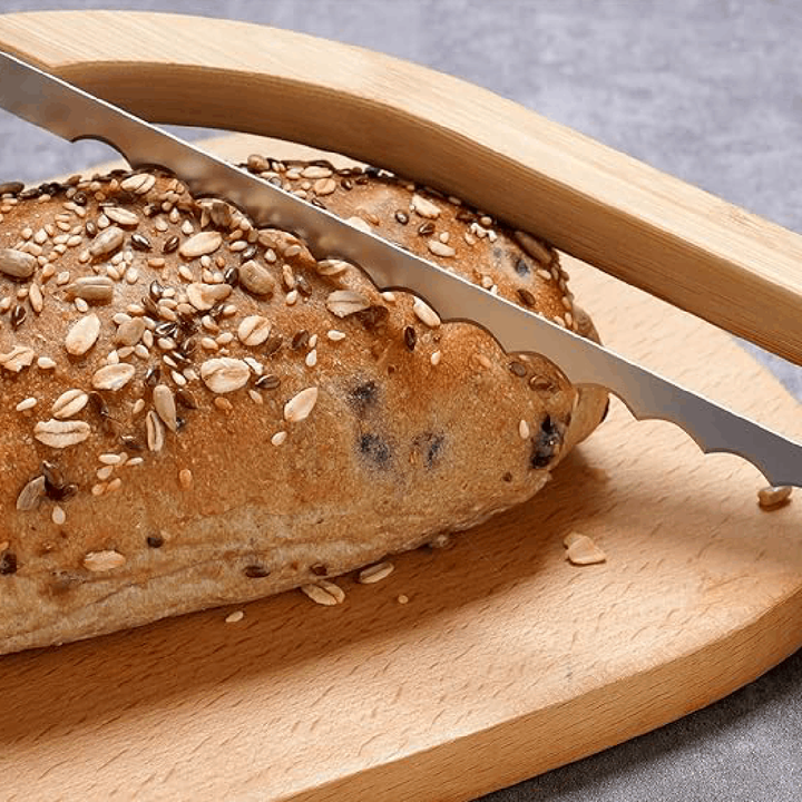 Ultimate Artisan Bread Knife – Serrated 10” Blade for Perfect Slicing of Crusty Loaves &amp; Bagels, Ergonomic Grip