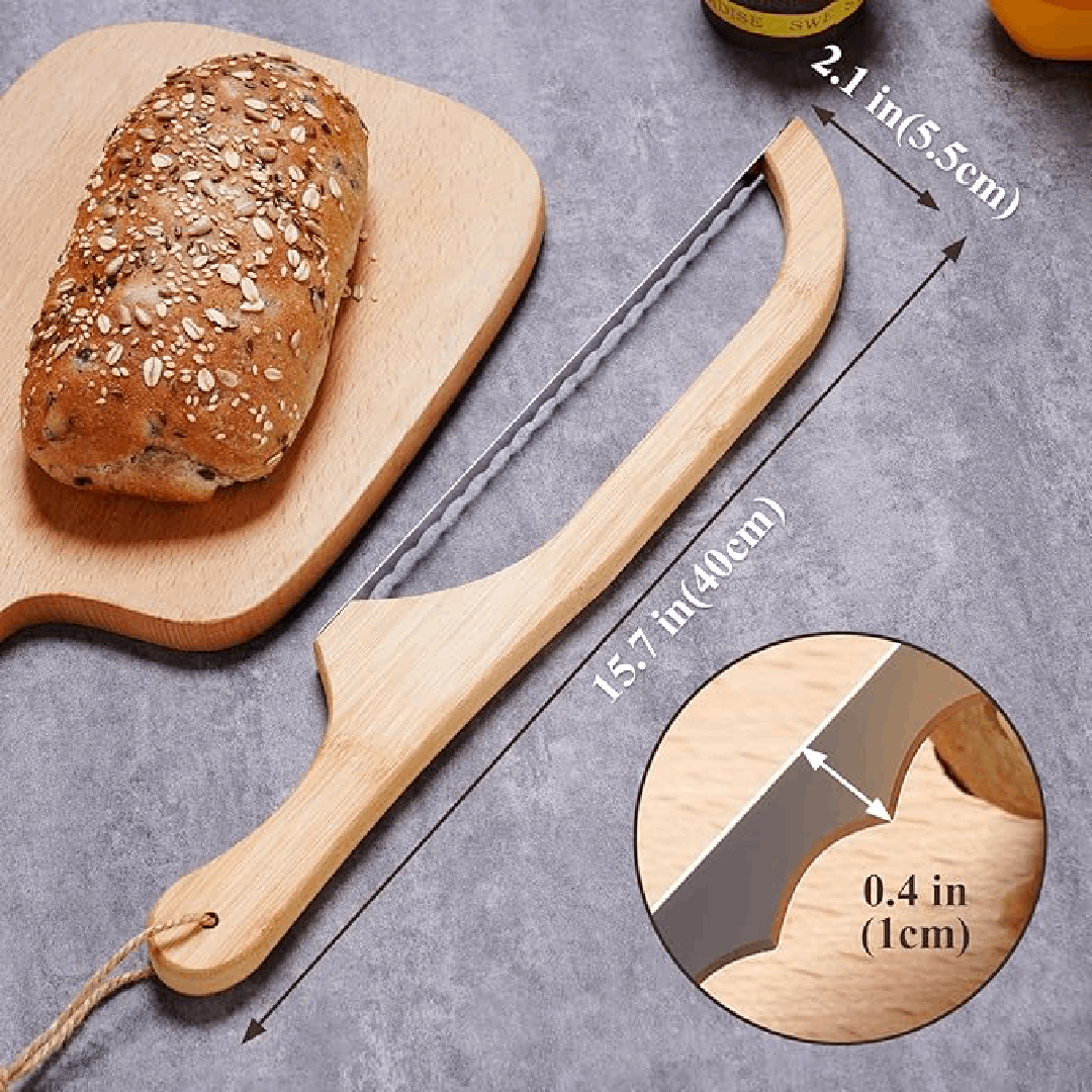 Ultimate Artisan Bread Knife – Serrated 10” Blade for Perfect Slicing of Crusty Loaves &amp; Bagels, Ergonomic Grip