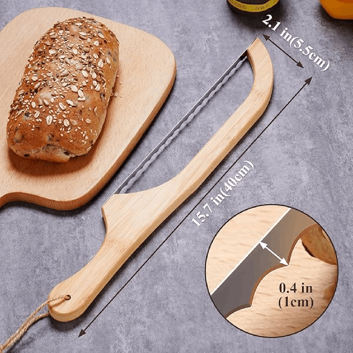Ultimate Artisan Bread Knife – Serrated 10” Blade for Perfect Slicing of Crusty Loaves &amp; Bagels, Ergonomic Grip