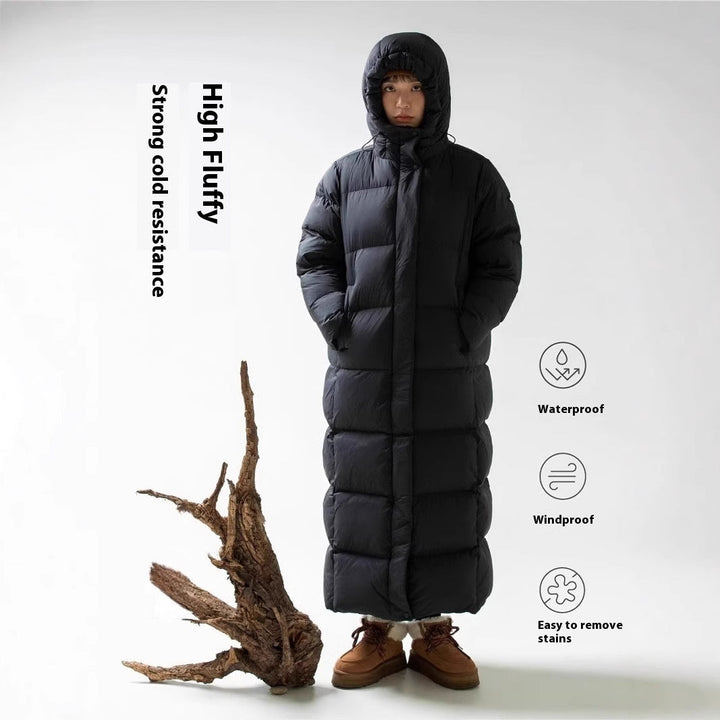 Insulating Women’s Down Coat - Ultra Long Goose Down