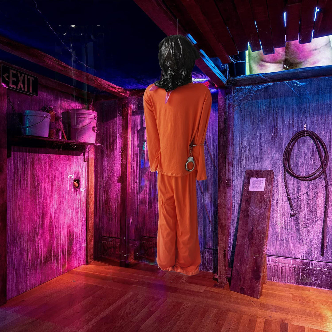 Halloween Hanging Death Row Figure Decoration Spooky Yard