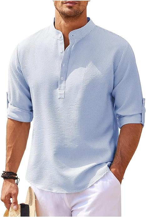 Relaxed Cotton Shirt for Casual Outings and Elegant Layering, Soft Breathable Fabric, Available in Various Sizes and colors
