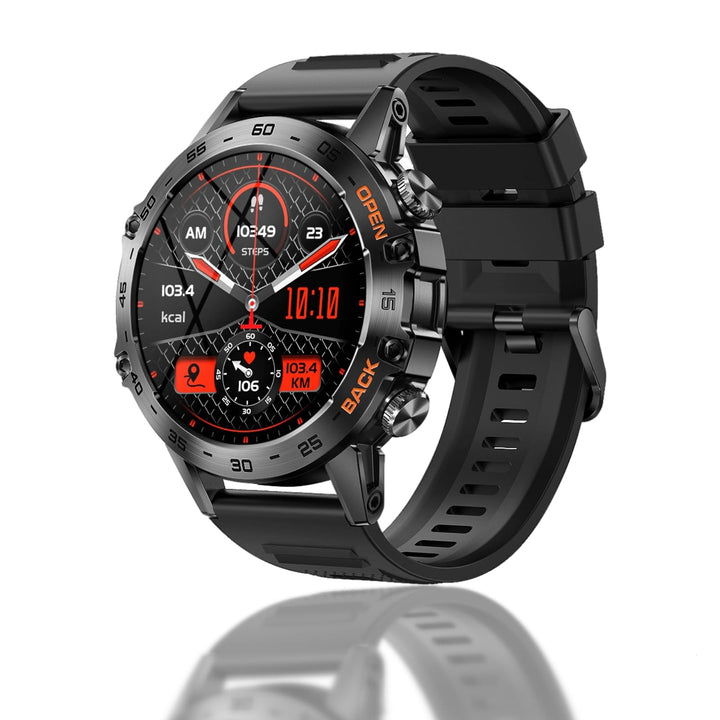Smart Watch Military Grade Outdoor Fitness Tracker 10ATM Waterproof 100 Plus Sports Modes Fall 2025 Gift
