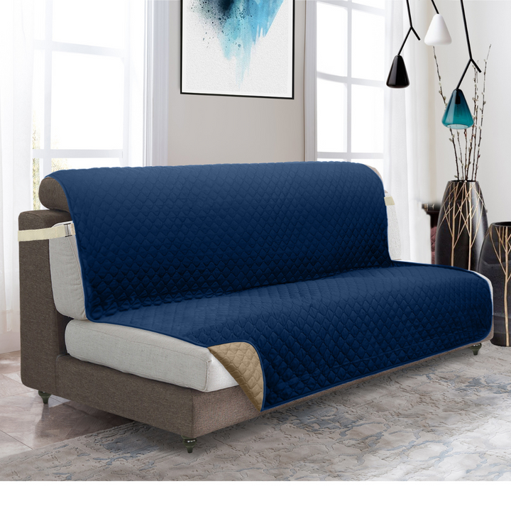 Couch Cover Furniture Protector With Side Pockets And Back Straps Reversible colours Fall 2025 Pet Friendly