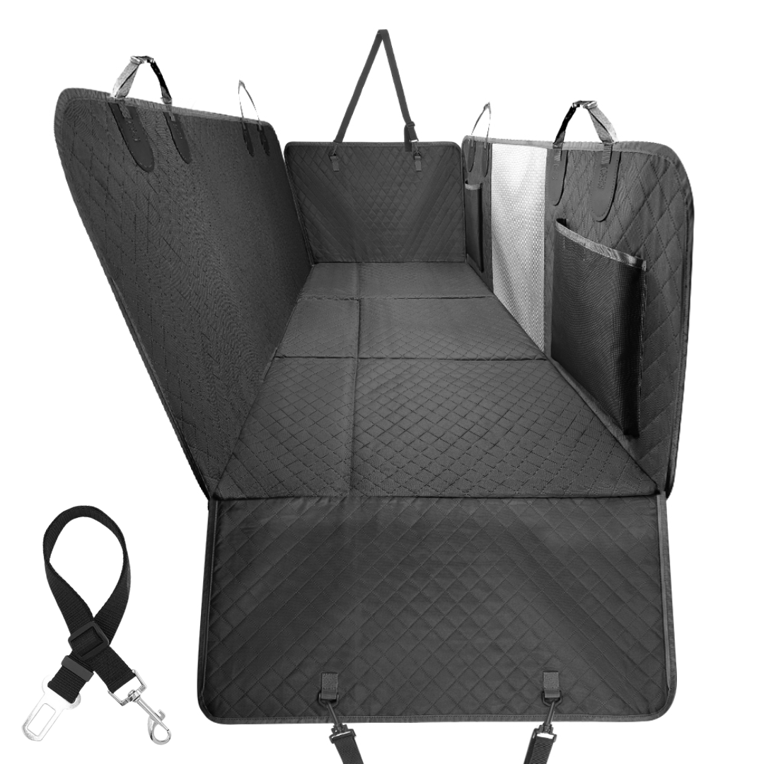 Car Seat Cover Hammock Waterproof Protector With Storage Pockets And Mesh Window For Cars And Trucks Fall 2025 Gift
