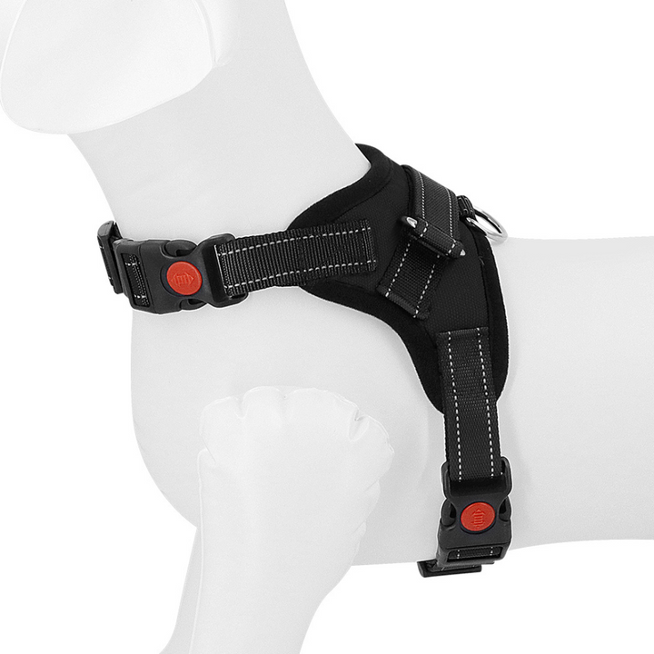 Dog Harness No-Choke Adjustable Safety Harness Fall 2025 Trend Breathable Padding For Gentle Control