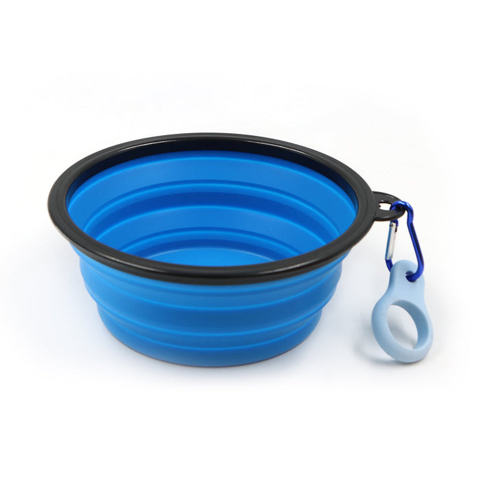 Collapsible Travel Bowl With Clip Silicone Dog Bowl Portable Pet Hydration For Travel 2025 Holiday