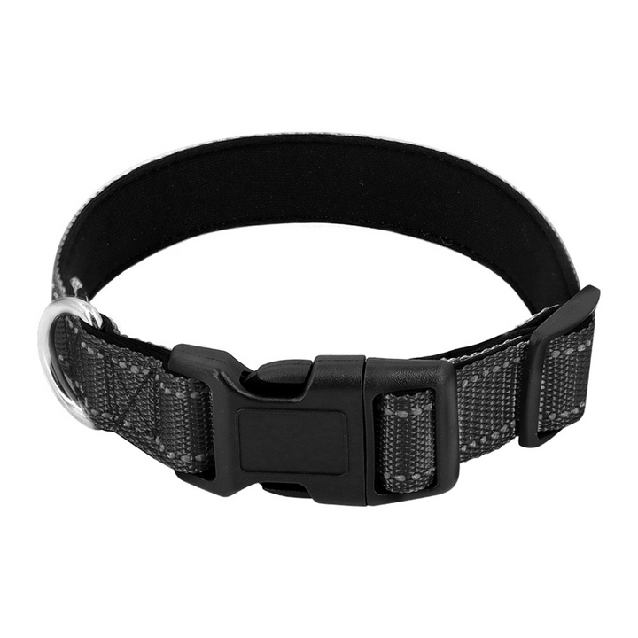 Reflective Dog Collar Quick-Lock Buckle - Safe Night Walks, Fall 2025 Gift Idea For Pets
