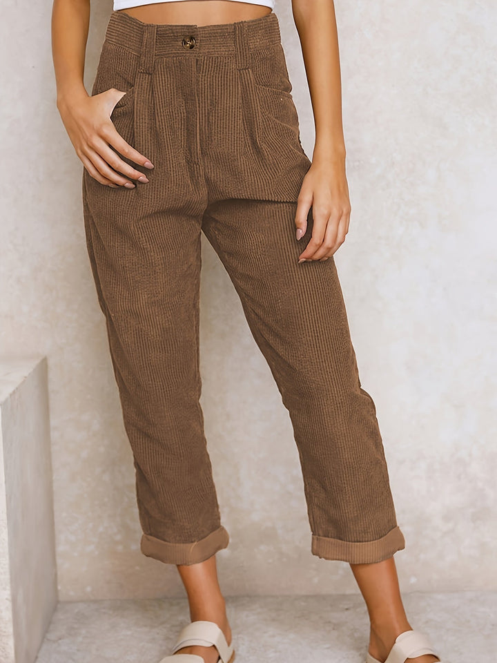 High Waist Casual Women&