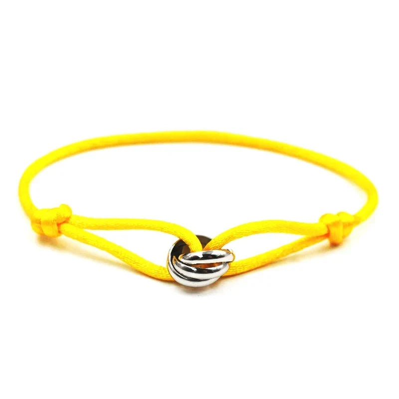 Bracelet Rope Chain Wrap Bracelet Adjustable Unisex jewelry 3 Metal Buckle Fall 2026 Trend Gift