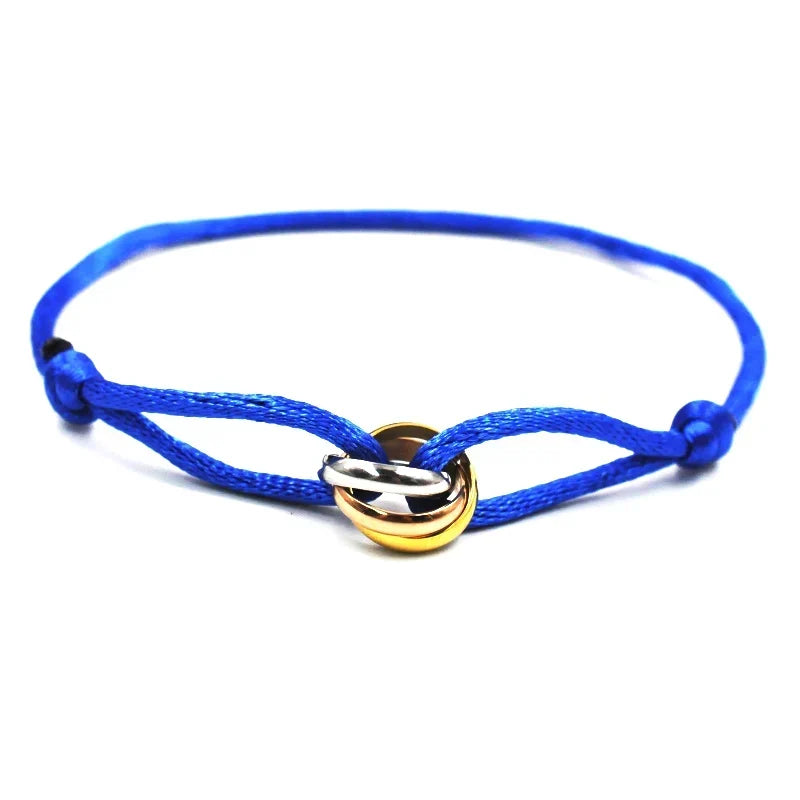 Bracelet Rope Chain Wrap Bracelet Adjustable Unisex jewelry 3 Metal Buckle Fall 2026 Trend Gift