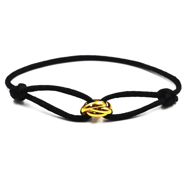 Bracelet Rope Chain Wrap Bracelet Adjustable Unisex jewelry 3 Metal Buckle Fall 2026 Trend Gift