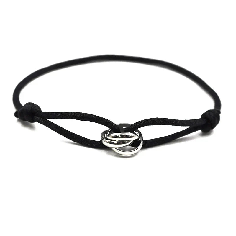 Bracelet Rope Chain Wrap Bracelet Adjustable Unisex jewelry 3 Metal Buckle Fall 2026 Trend Gift