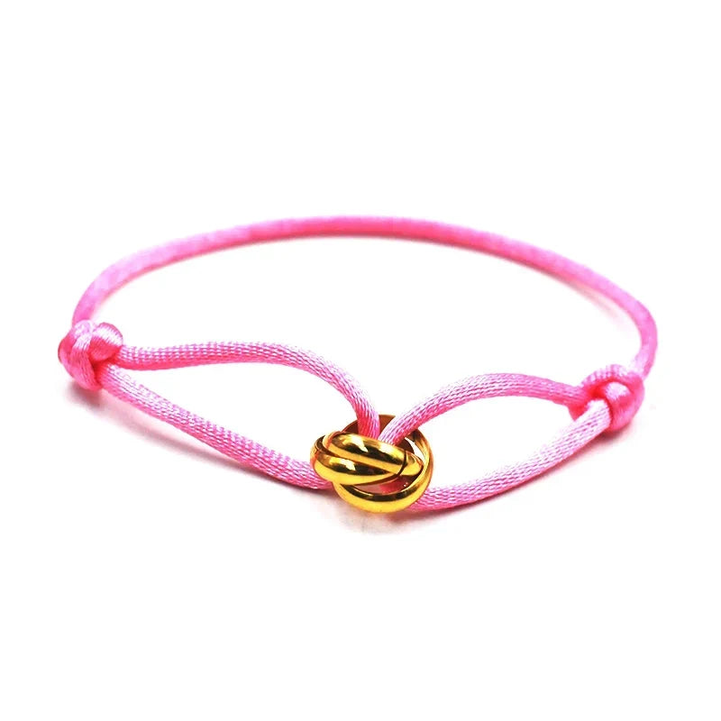 Bracelet Rope Chain Wrap Bracelet Adjustable Unisex jewelry 3 Metal Buckle Fall 2026 Trend Gift