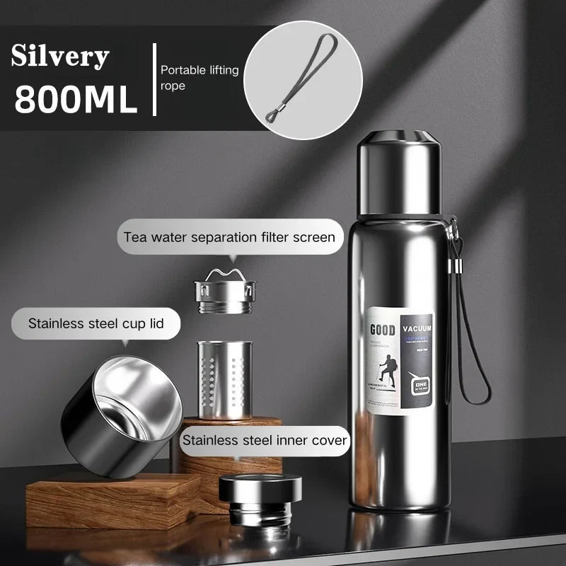 Insulated Water Bottle Stainless Steel Thermos Travel Mug For Outdoors Eco Friendly Gift 2026 Summer