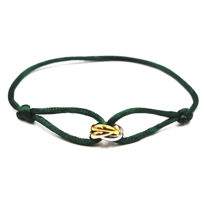 Bracelet Rope Chain Wrap Bracelet Adjustable Unisex jewelry 3 Metal Buckle Fall 2026 Trend Gift