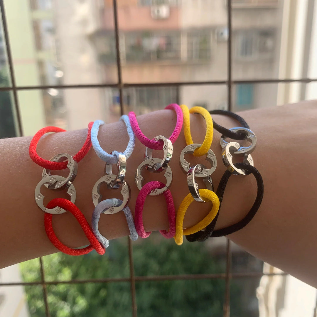 Bracelet Rope Chain Wrap Bracelet Adjustable Unisex jewelry 3 Metal Buckle Fall 2026 Trend Gift