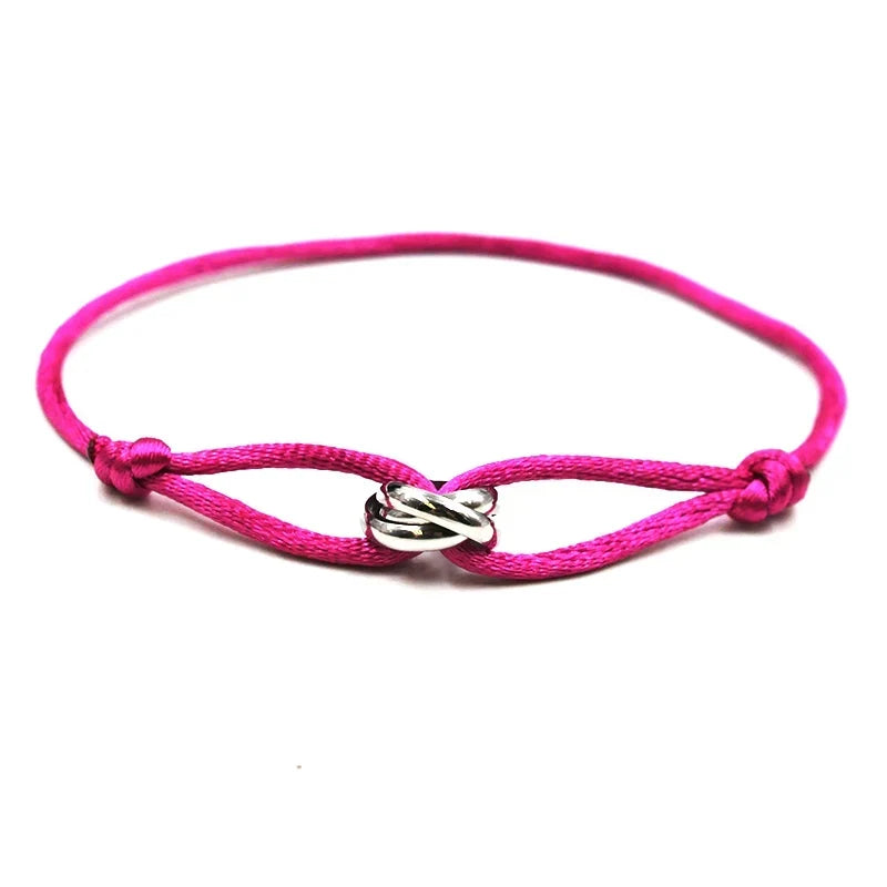 Bracelet Rope Chain Wrap Bracelet Adjustable Unisex jewelry 3 Metal Buckle Fall 2026 Trend Gift