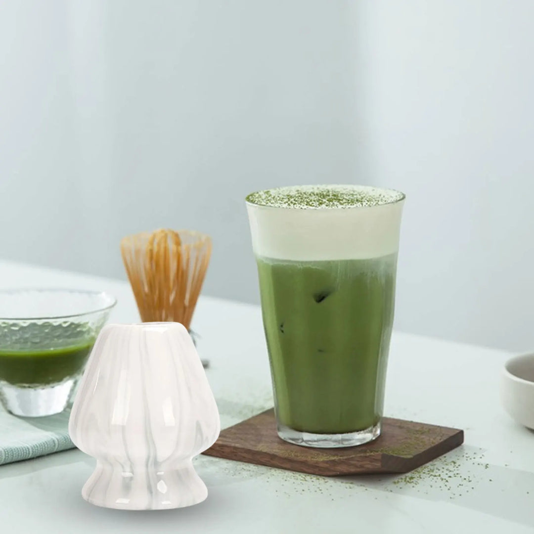 Matcha Whisk Holder Ceramic Chasen Stand Home Teaware